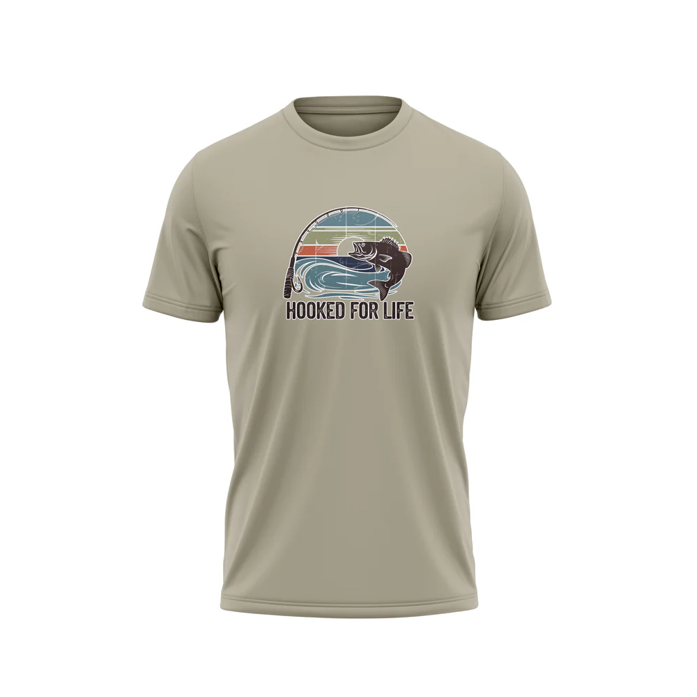Cotton DTF T-Shirt Hooked for life - Image 6