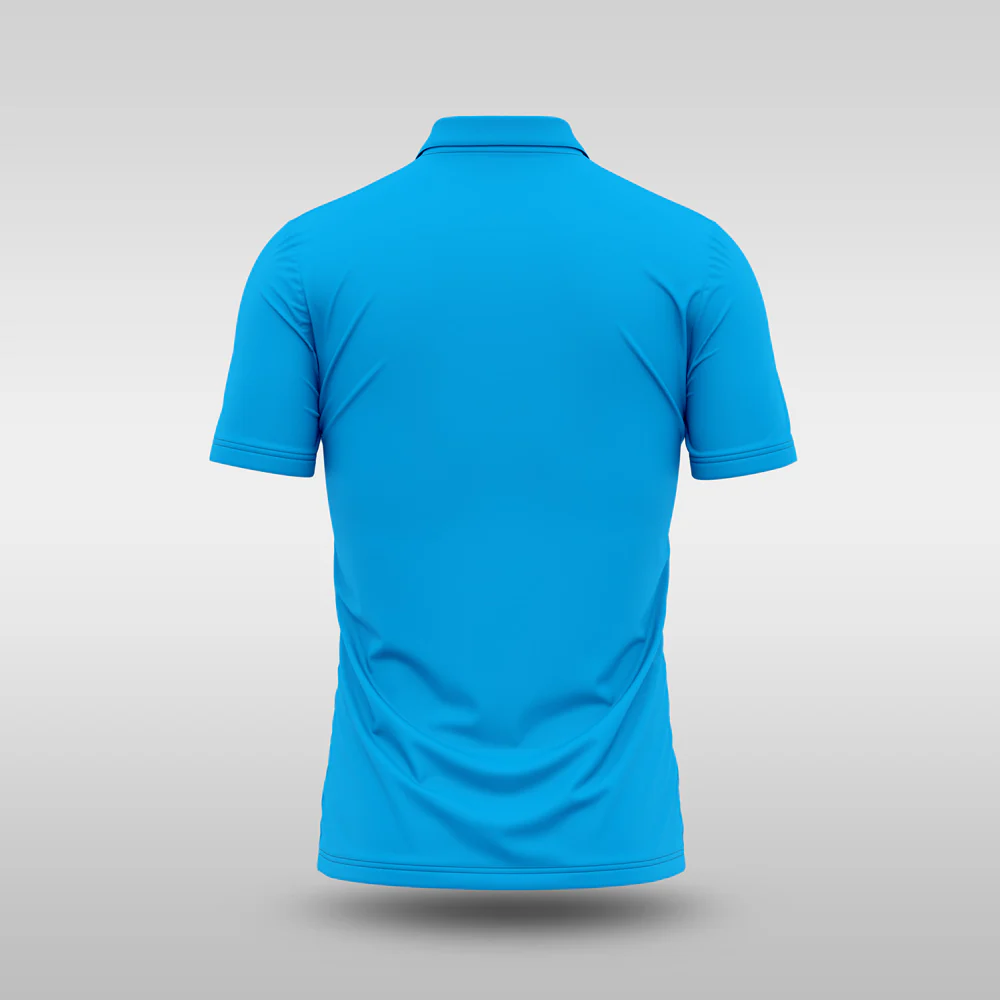 Plain Mens Golf Shirt - Skye - Image 2
