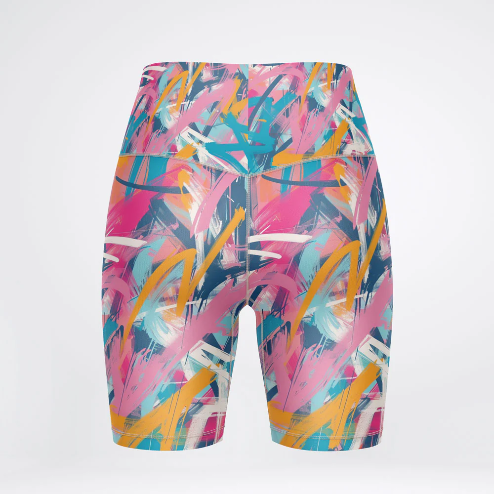 VeloVibrance Biker Style Shorts - Image 3